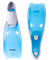 Ласты с закрытой пяткой Colton CF-02 серый/голубой 35-37 - фото 115393