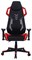 Кресло игровое Cactus CS-CHR-090BLR цвет: черно-красный, обивка: эко.кожа/сетка, крестовина: пластик пластик черный - фото 117760