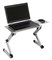 Стол для ноутбука Cactus CS-LS-T8 серебристый (27x42см) - фото 117867