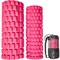 Комплект йога роликов 2 штуки (розовый) 25х8.5см, 33х14см ЭВА/АБС B31263-1 - фото 118374