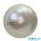 Мяч для художественной гимнастики однотонный, d=15 см (жемчужный) - фото 119032
