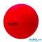 Мяч для художественной гимнастики однотонный, d=19 см (красный)