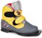 Ботинки лыжные 75мм KIDS серо-желтый р. 36 - фото 119545