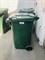 Бак / контейнер для мусора с крышкой и с колесами 240 л зеленый - фото 122622
