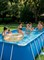 Р20-1642-С / Бассейн каркасный Swing pools 488х244х107см  / фильтр-насос, лестница, подстилка, тент, скиммер - фото 135744