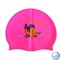 Шапочка для плавания силиконовая с рисунком RH-С10 (розовая) - фото 88494