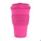 Кофейный эко-стакан 400 мл Розовый - фото 97010