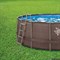 Каркасный бассейн SummerEscapes P20-1552-B +фильт насос, лестница, тент, подстилка, набор для чистки, скиммер (457х132см) - фото 98600
