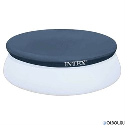 Надувной бассейн для дачи Intex 26168  (457х122см) + фильтр-насос 220 В, лест., настил, тент - фото 100238