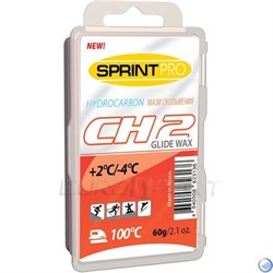 Мази скольжения SPRINT PRO. CH2 Red (+2 -4°C). 60г - фото 101805