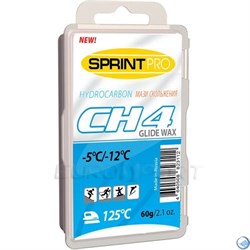 Мази скольжения SPRINT PRO. CH4 Blue (-5 -12°C). 60г - фото 101809