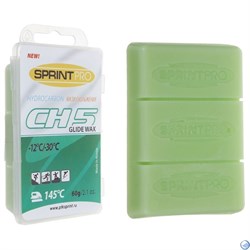 Мази скольжения SPRINT PRO. CH5 Green (-12 -30°C). 60г - фото 101810