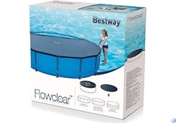 Тент для бассейна каркасного круглого 366 см Bestway 58037 - фото 103156