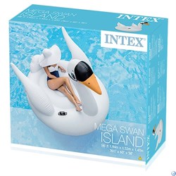 Надувной плот Большой лебедь Intex 56287 (194х152х147) - фото 103436