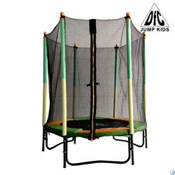 Батут DFC JUMP KIDS 55" зел/желт, сетка (137см), 55INCH-JD-GY - фото 107353