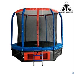 Батут DFC JUMP BASKET 6ft внутр.сетка, лестница (183cм) 6FT-JBSK-B - фото 107699