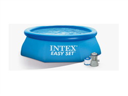 Надувной бассейн Intex 28108 +фильтр насос (244х61см) - фото 121802