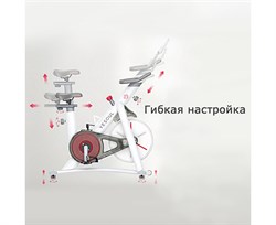 Велотренажер DFC Yesoul S3 PRO WHITE - фото 122835