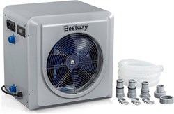 Тепловой насос Bestway 58748 (до 30,0м3, 4кВт, шланг 1,5м/32мм, адаптер 32/38мм, фильтр от 2006л/ч) - фото 128314