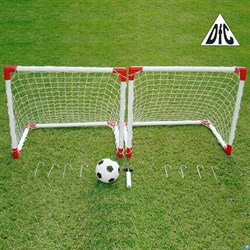 Ворота игровые DFC 2 Mini Soccer Set GOAL219A (	76,5 х 52,5 х 66,5 см) - фото 92095