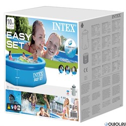 Надувной бассейн Intex 28122 + фильтр насос (305х76см) - фото 98584