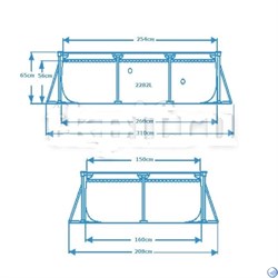 Каркасный бассейн Intex 28271 (260х160х65см) - фото 98614