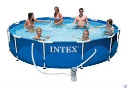 Каркасный бассейн Intex 28212 + фильтр-насос (366х76см) - фото 99149