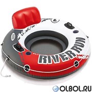 Надувной круг River Run с держателем 135см  Intex 56825