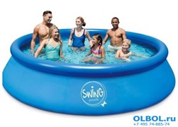 Бассейн с надувным верхним кольцом Swing Pools Е10-0830 (244х76см)