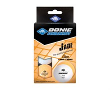 Мячики для н/тенниса DONIC JADE 40+ 6 штук, белый + оранжевый 608509