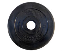 Диск обрезиненный BARBELL ATLET 10 кг / диаметр 51 мм