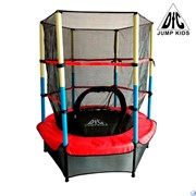 Батут DFC JUMP KIDS 55" красн/желт/син, сетка (137см), 55INCH-JD-RYB