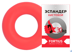 Эспандер-кольцо Fortius 30 кг красный