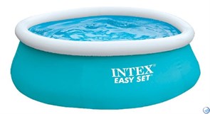 Надувной бассейн Intex 28101 с верхним кольцом (183х51см)