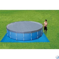 Каркасный бассейн / 488х132см / Summer Waves P20-1652-S +песочный фильт насос, лестница, тент, подстилка, набор для чистки DELUXE, скиммер - фото 102229 Каркасный бассейн / 488х132см / Summer Waves P20-1652-S +песочный фильт насос, лестница, тент, подстилка, набор для чистки DELUXE, скиммер - фото 102229