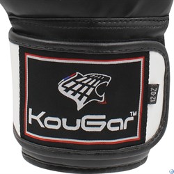Перчатки боксерские KouGar KO400 черные - фото 105132