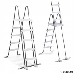 Каркасный бассейн Sequoia Spirit / Graphite Gray Panel Intex 26384 + песочн.фил, лестница, тент, подстилка (478х124) - фото 105522