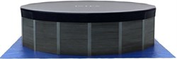 Каркасный бассейн Sequoia Spirit / Graphite Gray Panel Intex 26384 + песочн.фил, лестница, тент, подстилка (478х124) - фото 105528