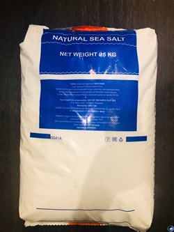Соль морская для бассейна / ванны Salt of Earth  (Израиль) 25 кг 99.8% (в гранулах) - фото 106033