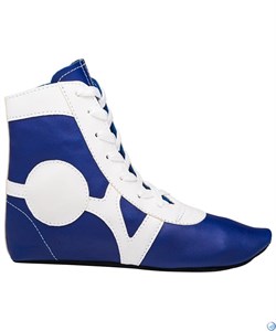 Обувь для самбо Rusco кожа, синий - фото 106186