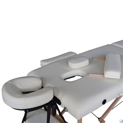 Массажный стол DFC NIRVANA, Optima, дерев. ножки, цвет кремовый (Cream) TS20110S_C - фото 107576
