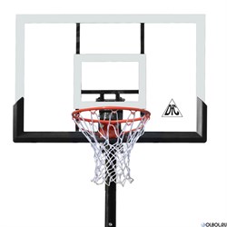 Баскетбольная мобильная стойка DFC STAND44PVC1 110x75cm ПВХ винт.регулировка - фото 110954