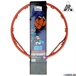 Кольцо баскетбольное DFC R1 45см (18") оранж./красное +сетка - фото 111098