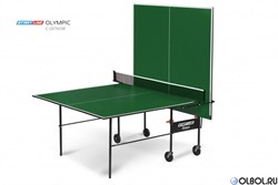 Стол для настольного тенниса Startline Olympic с сеткой GREEN 6021-2 - фото 111390