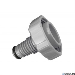 Каркасный бассейн на опорах Bestway 5611R + фильтр-насос, лестница, тент (610х366х122) - фото 112190