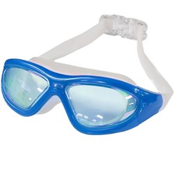 Очки для плавания взрослые полу-маска (Голубой) B31537-2 - фото 113950