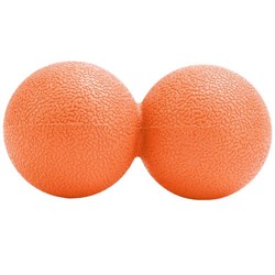 MFR-2 Мяч для МФР двойной 2х65мм (оранжевый) (D34411) - фото 114316