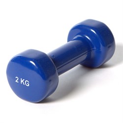 Гантель виниловая "York" 2.0 кг (синяя) B31385 DB100 - фото 114743