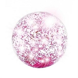 Надувной мяч Прозрачный блеск Intex 58070 , (асс. 2 цвета), 51 см - фото 115051