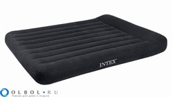 Надувной матрас Intex 64144 двуспальный (без насоса) (183x203x25) - фото 115797